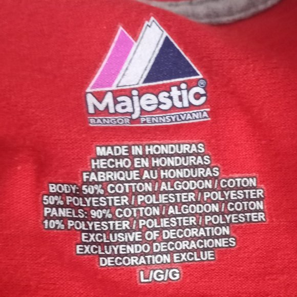 Womens L Majestic St. Louis Cardinals 1892 Jersey Tee - Picture 4 of 10